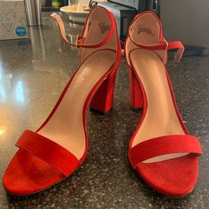 Red Madden girl heels size 9!